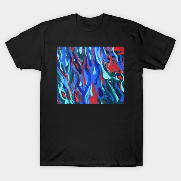 Water art T-Shirt by daghlashassan